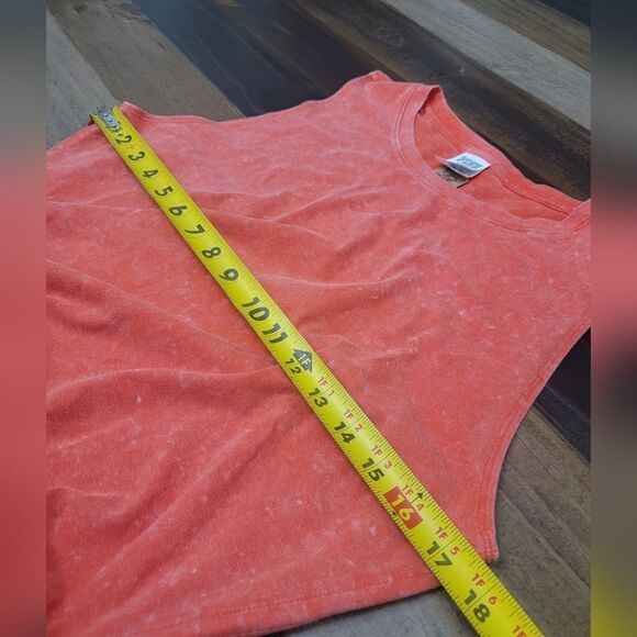Victoria’s Secret PINK Adjustable Ruched Side Tank Dress Orange Mini Size XL - Picture 10 of 11